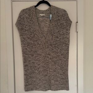 COS Women's V-Neck Sweater Vest - Gray